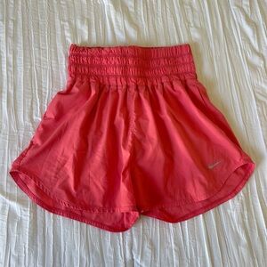 Nike Ultra High Waisted Pink 3” Dri-FIT Shorts
